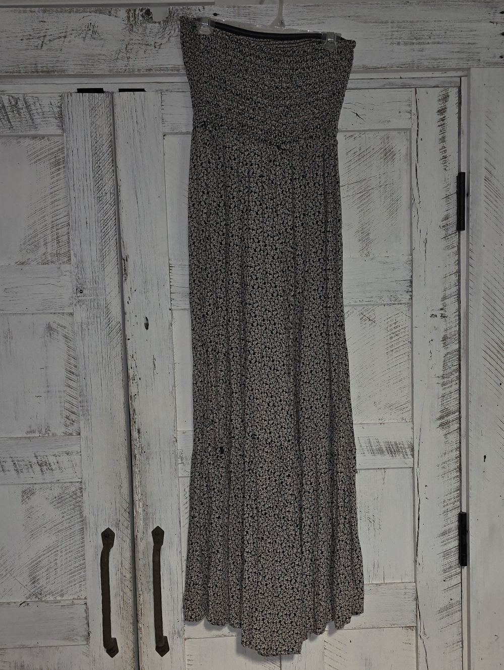 Free People Strapless Floral Jumper